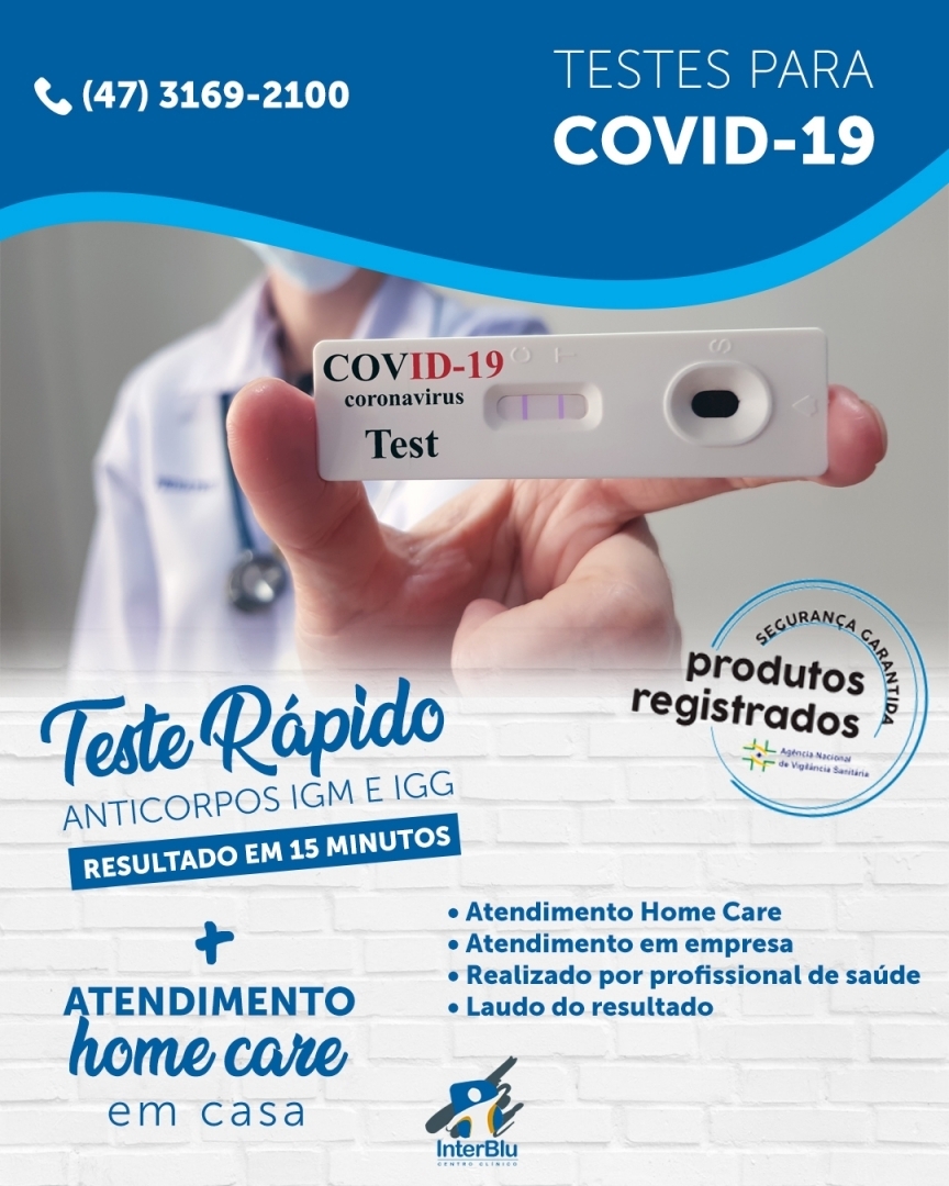 Testes para COVID-19