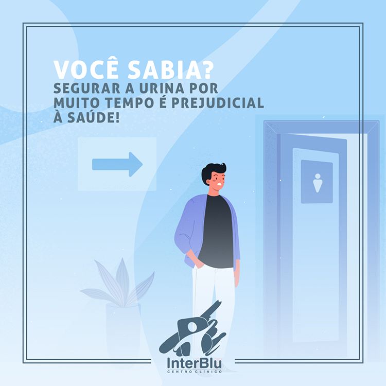 Segurar a urina por muito tempo é prejudicial à saúde!